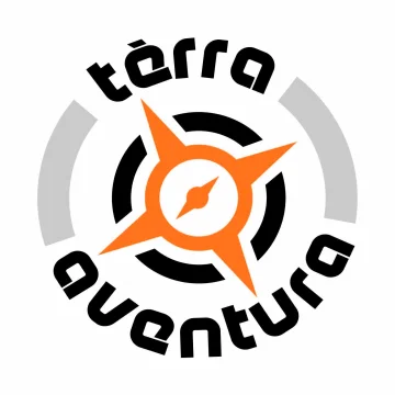 Logo de Tèrra Aventura avec une boussole stylisée