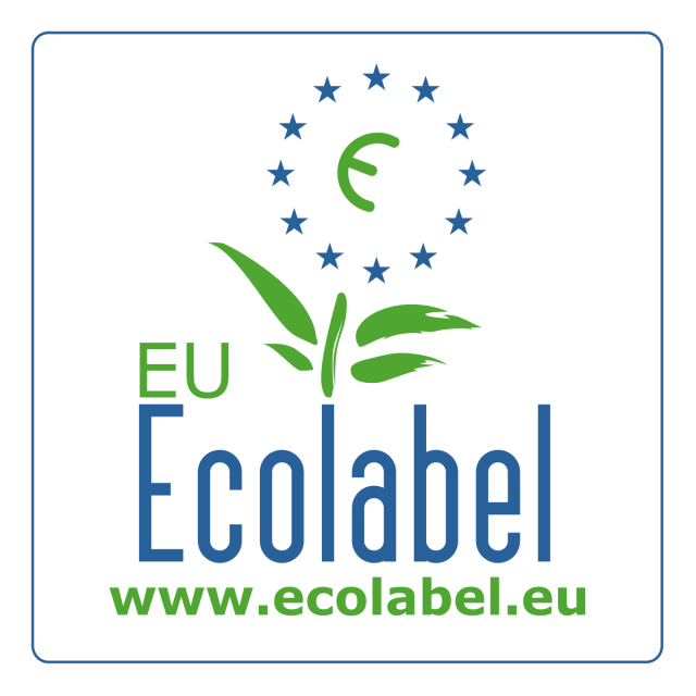 Logo EU Ecolabel, indiquant un produit ou un service écologique certifié.