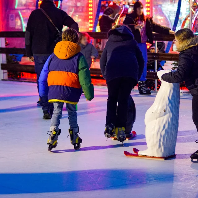 Animationen Eislaufbahn Weihnachten Le Bois Ile De Re Von Marion Diocles