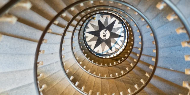 Treppe Phare Des Baleines Saint Clement Les Coflocs