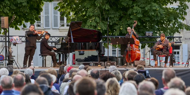 Concert en plein air au festival Musique en Ré en 2022.