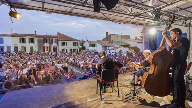 Événement musical à Sainte-Marie lors du festival Musique en Ré de 2022.