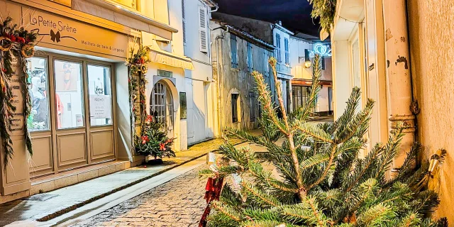 Weihnachtsbeleuchtung Rue Pietonne La Flotte 2022 Ile De Re Von Cecile Malivert