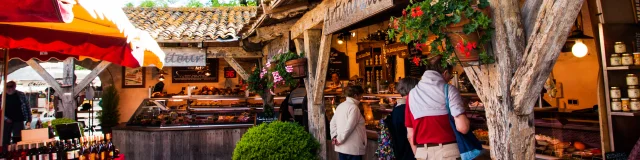 Étals de marché à La Flotte, Île de Ré