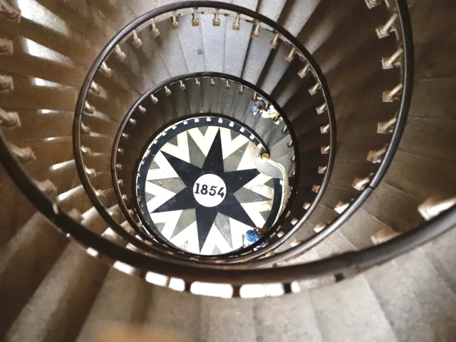 Escalier en colimaçon du phare des Baleines à Saint-Clément-des-Baleines.