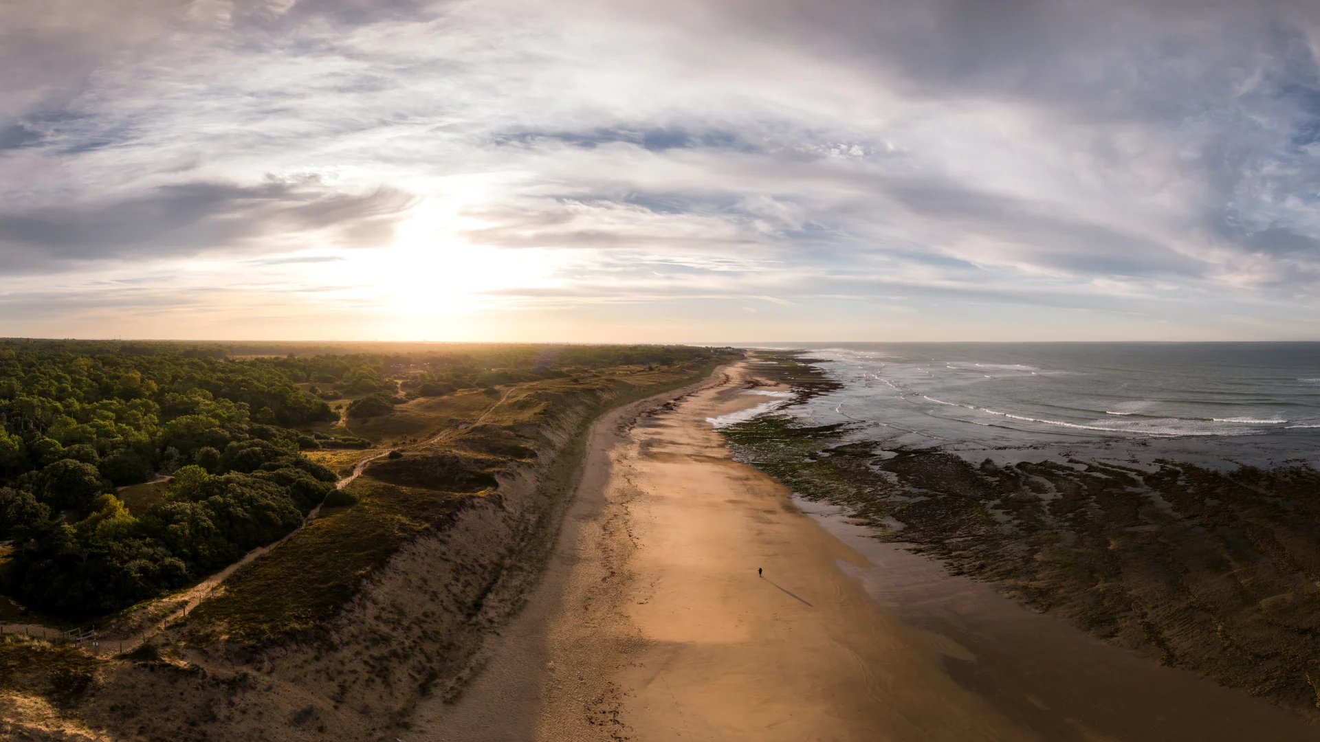 Beach Pas Des Gouillaud Crepuscule Edouard Salmon