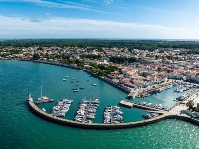 Vue Aerienne Port La Flotte Ile De Re By Edouard Salmon Skystudio