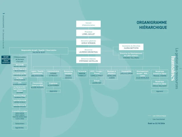 Organigramme Hiérarchique 2024 Destination Ile de Ré Rotated